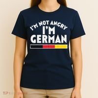 Not Angry Im German Flag Funny Oktoberfest T-Shirt thumb 4