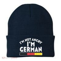 Not Angry Im German Flag Funny Oktoberfest Beanie thumb 0