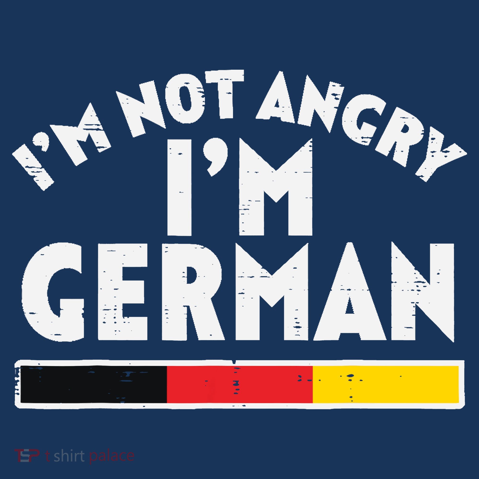 Not Angry Im German Flag Funny Oktoberfest Women's Hoodie