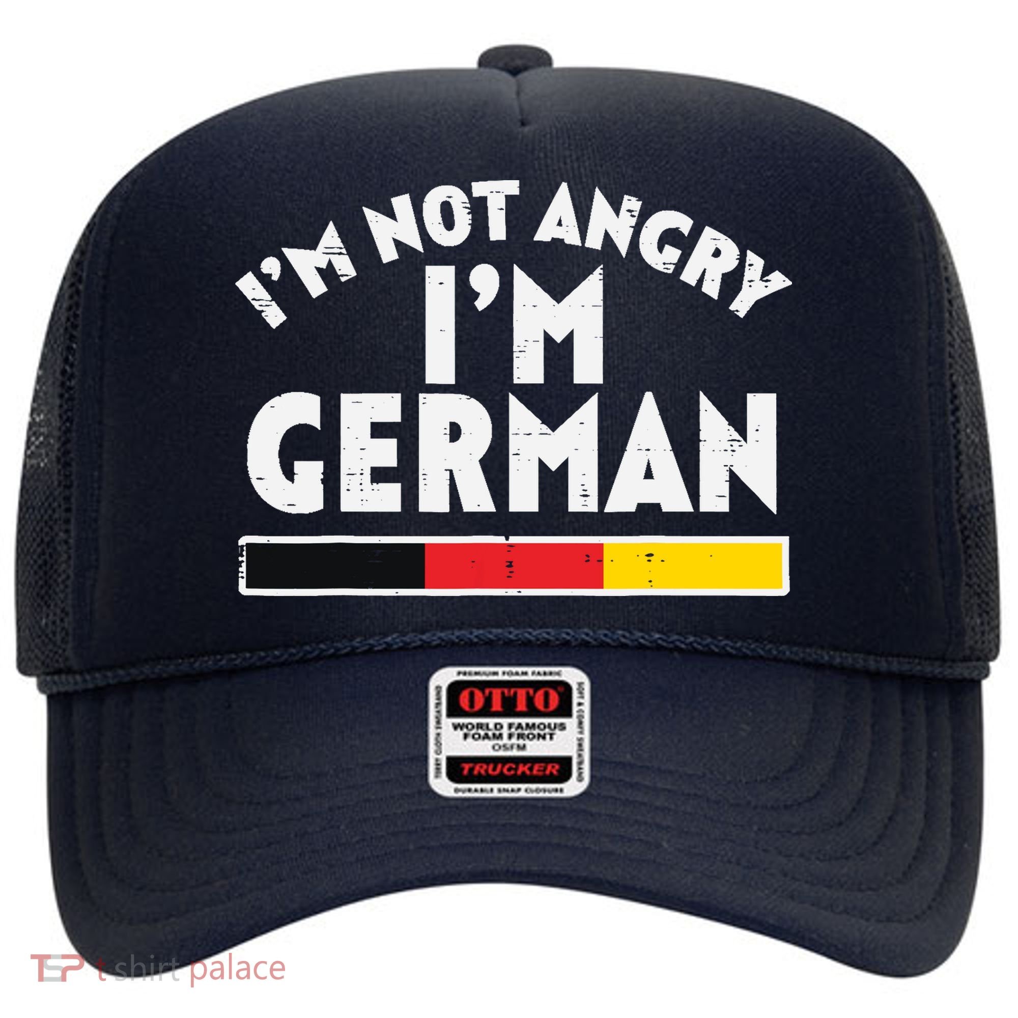 Not Angry Im German Flag Funny Oktoberfest Hat