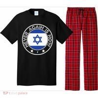 Never Again Is Now Support For Jews And Israel Pajama Set thumb 0