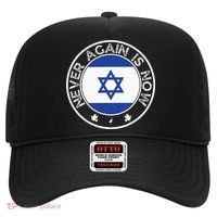 Never Again Is Now Support For Jews And Israel Hat thumb 0