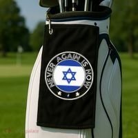 Never Again Is Now Support For Jews And Israel Golf Towel thumb 2