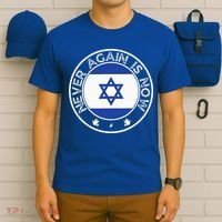 Never Again Is Now Support For Jews And Israel T-Shirt thumb 6