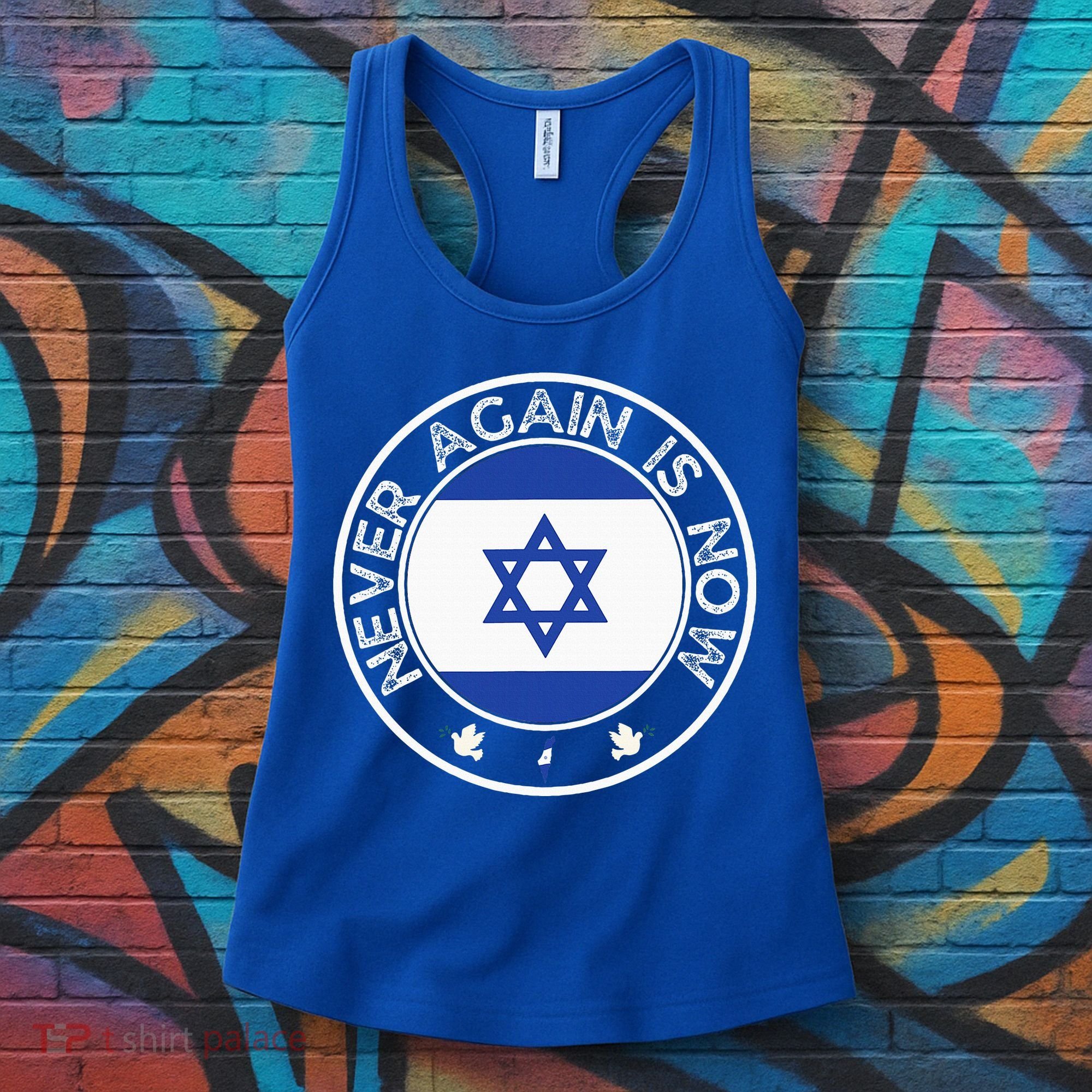 Never Again Is Now Support For Jews And Israel Women's Tank Top