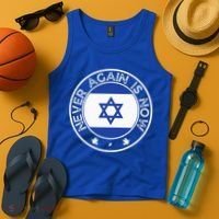 Never Again Is Now Support For Jews And Israel Tank Top thumb 4