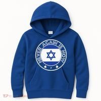 Never Again Is Now Support For Jews And Israel Kids Hoodie thumb 0