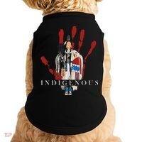 Native American Indigenous Red Hand Indian Blood Themed Doggie Tank thumb 0