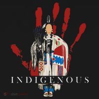 Native American Indigenous Red Hand Indian Blood Themed Women's Tank Top thumb 5