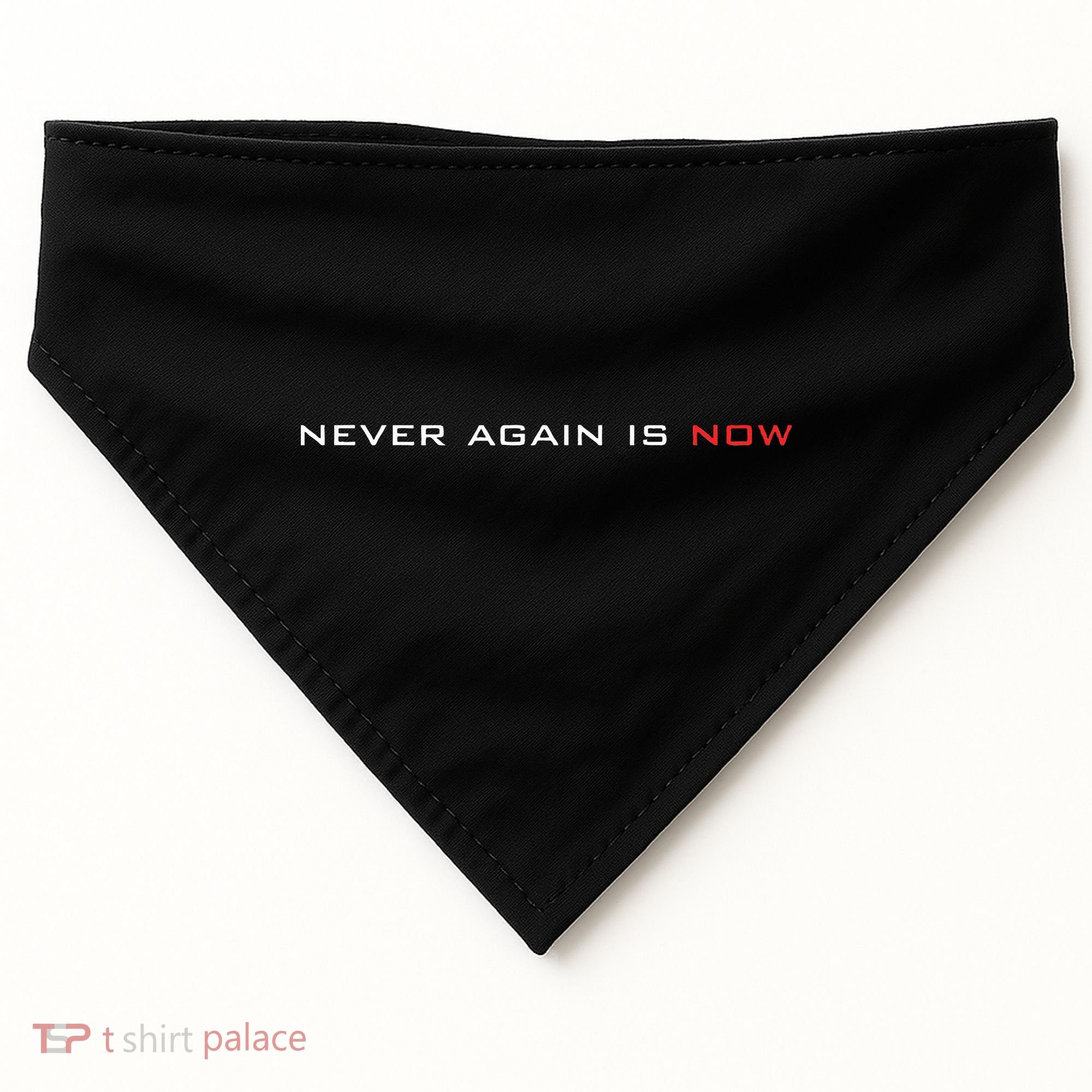Never Again Is Now Support For Jews And Israel USA-Made Doggie Bandana