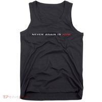 Never Again Is Now Support For Jews And Israel Tank Top thumb 0