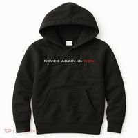 Never Again Is Now Support For Jews And Israel Kids Hoodie thumb 0