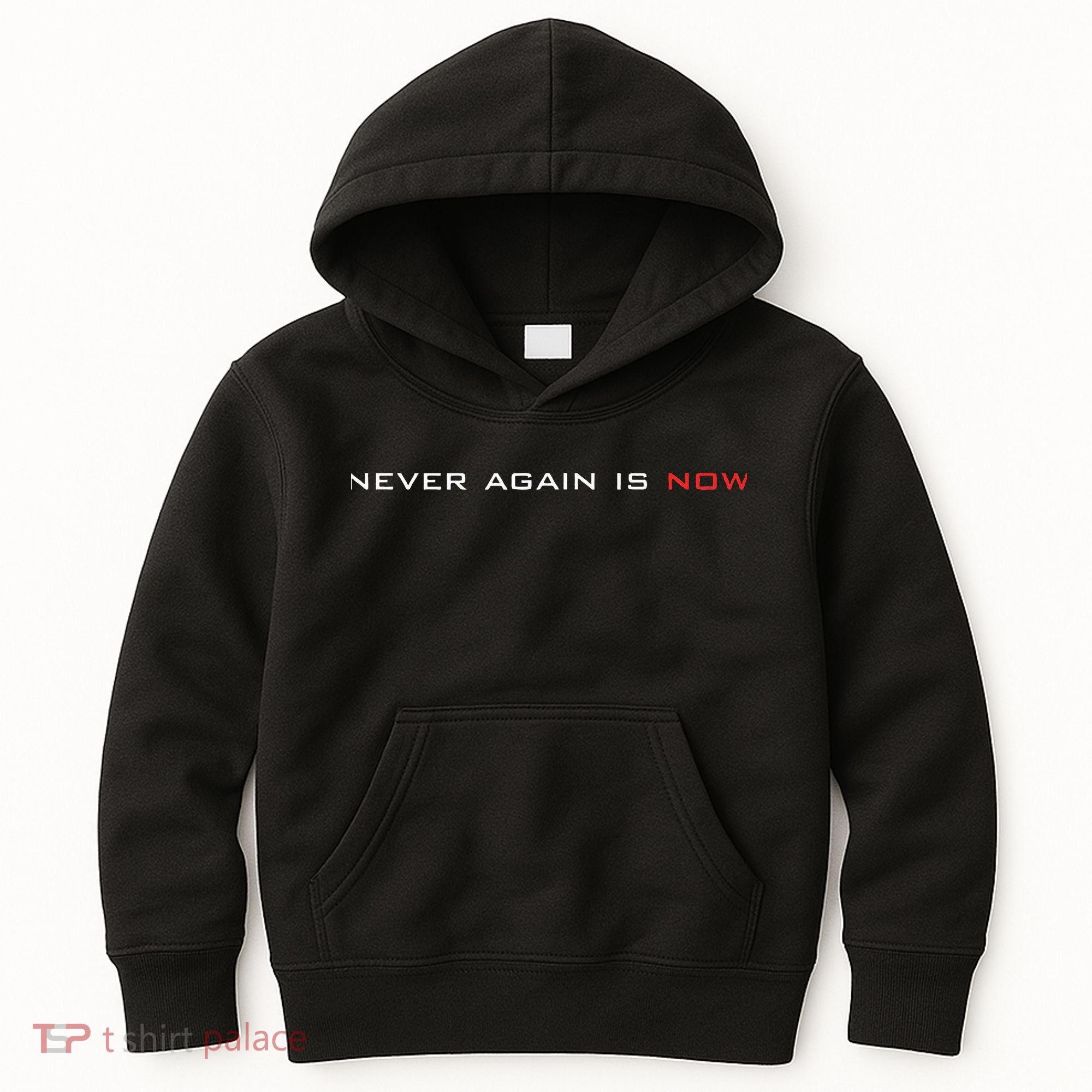 Never Again Is Now Support For Jews And Israel Kids Hoodie