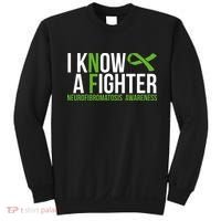 Neurofibromatosis Awareness I know a Fighter Green Ribbon Sweatshirt thumb 0