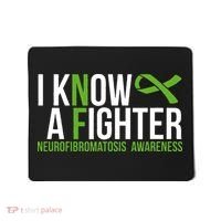 Neurofibromatosis Awareness I know a Fighter Green Ribbon Mousepad thumb 0