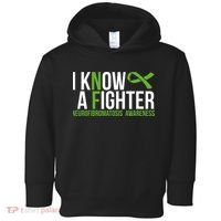 Neurofibromatosis Awareness I know a Fighter Green Ribbon Toddler Hoodie thumb 0