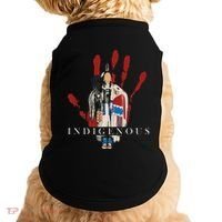 Native American Indigenous Red Hand Indian Blood Themed Doggie Tank thumb 0