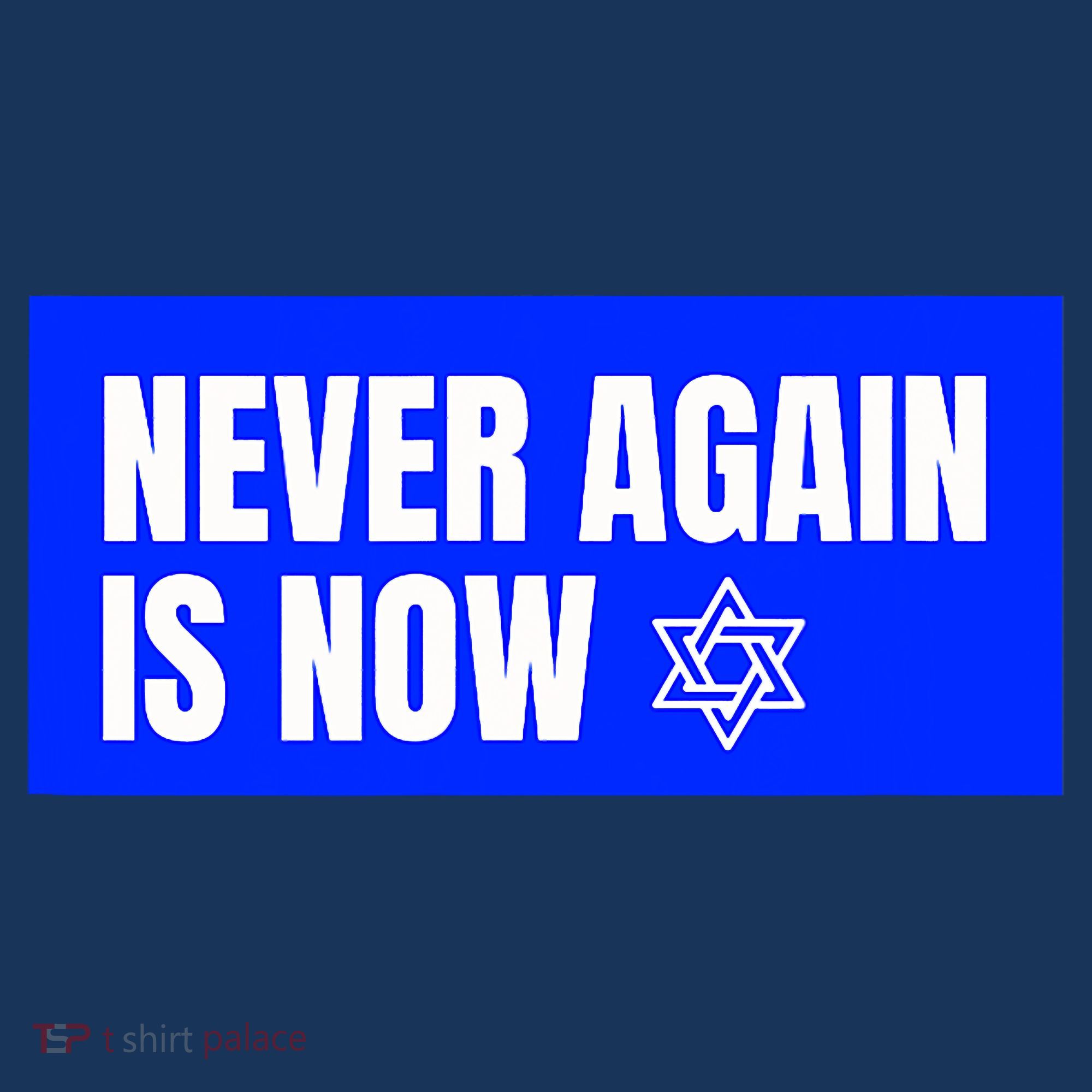 Never Again Is Now Jewish Israel Pride Am Yisrael Chai Women's Tank Top