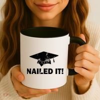Nailed It Funny Graduation Coffee Mug thumb 3