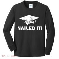 Nailed It Funny Graduation Kids Long Sleeve Shirt thumb 0