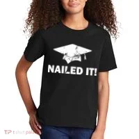 Nailed It Funny Graduation Kids T-Shirt thumb 2