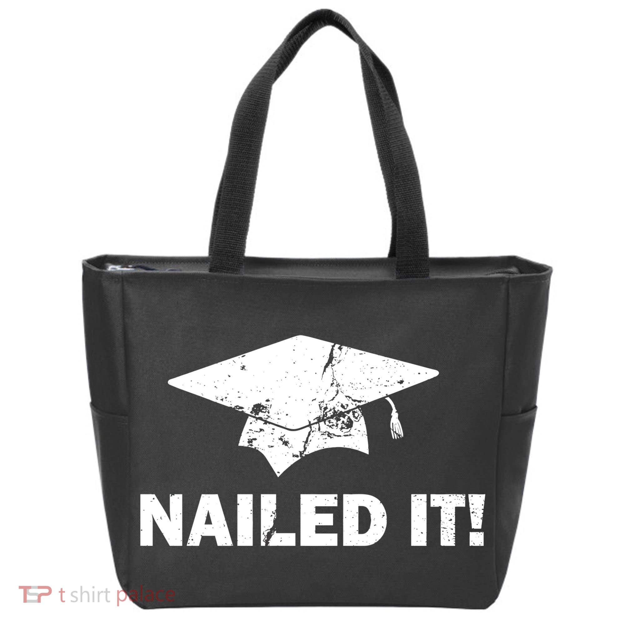 Nailed It Funny Graduation Tote Bag