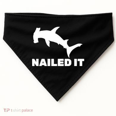 Nailed It Hammerhead Shark USA-Made Doggie Bandana