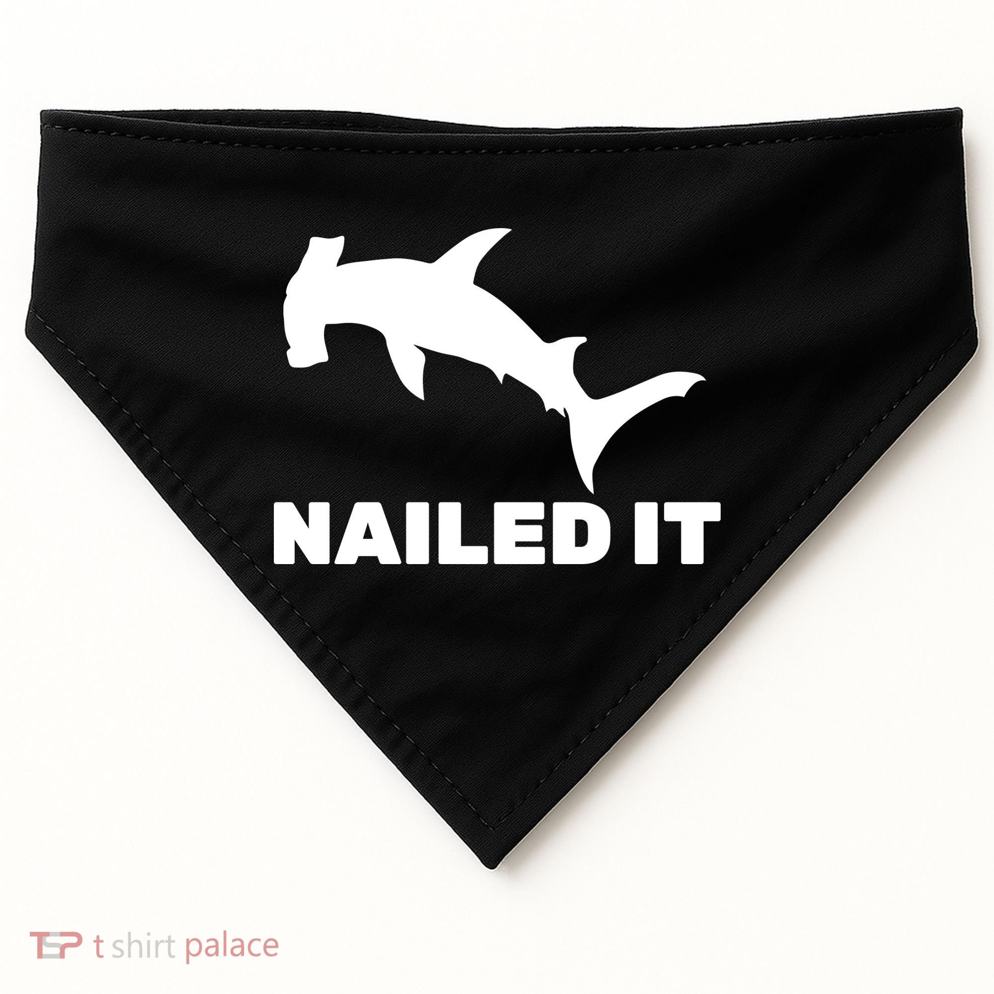 Nailed It Hammerhead Shark USA-Made Doggie Bandana