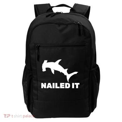 Nailed It Hammerhead Shark Backpack