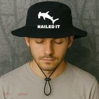 Nailed It Hammerhead Shark Bucket Hat thumb 2