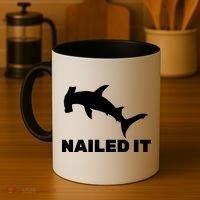 Nailed It Hammerhead Shark Coffee Mug thumb 4