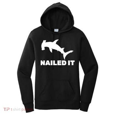 Nailed It Hammerhead Shark Women's Hoodie