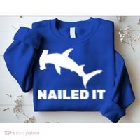 Nailed It Hammerhead Shark Sweatshirt thumb 2