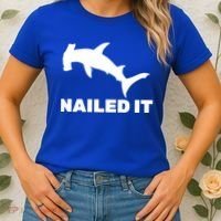Nailed It Hammerhead Shark Women's T-Shirt thumb 2