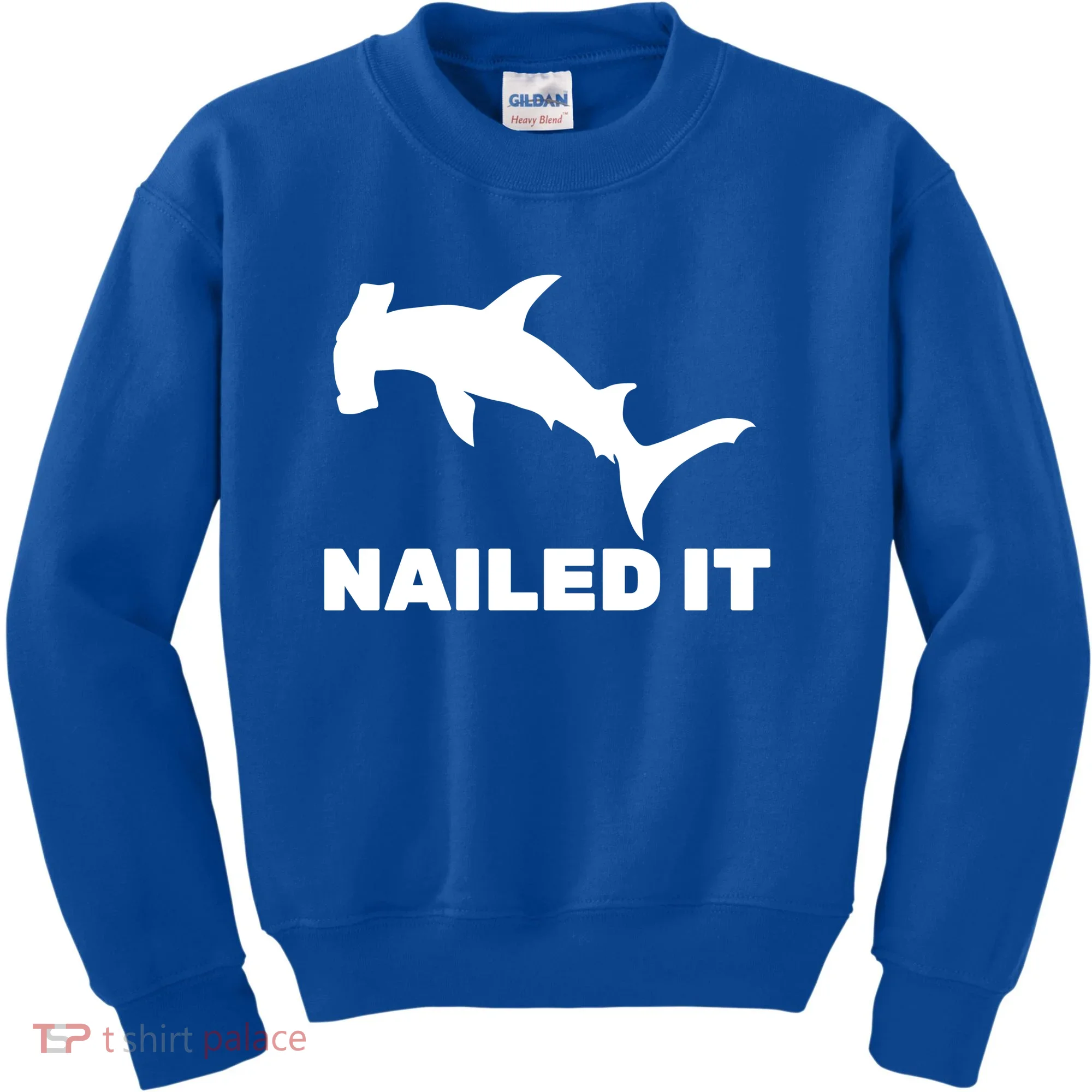 Nailed It Hammerhead Shark Kids Sweatshirt