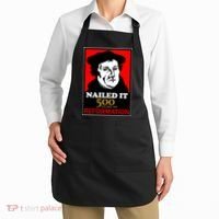 Nailed It Martin Luther 500 Years of Reformation Apron thumb 2