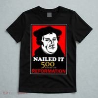 Nailed It Martin Luther 500 Years of Reformation T-Shirt thumb 5
