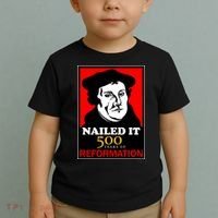 Nailed It Martin Luther 500 Years of Reformation Toddler T-Shirt thumb 2