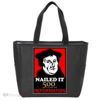 Nailed It Martin Luther 500 Years of Reformation Tote Bag thumb 0