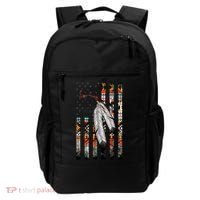 Native American Justice Day  Tribe Feather Flag Backpack thumb 0