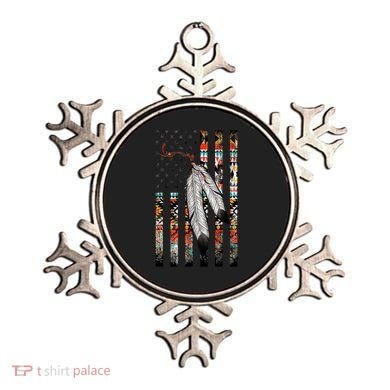 Native American Justice Day  Tribe Feather Flag Ornament
