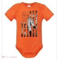 Native American Justice Day  Tribe Feather Flag Baby Bodysuit thumb 0