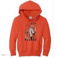 Native American Justice Day  Tribe Feather Flag Kids Hoodie thumb 0