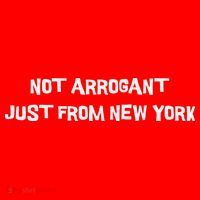 Not Arrogant Just From New York Santa Hat thumb 1