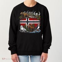 Norway Animal Kingdom Flag Women's Sweatshirt thumb 0
