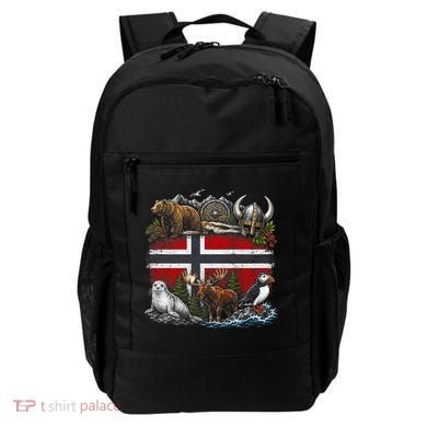 Norway Animal Kingdom Flag Backpack