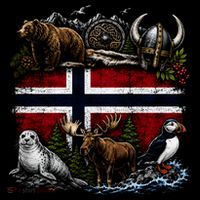 Norway Animal Kingdom Flag Coffee Mug thumb 5