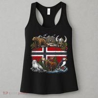 Norway Animal Kingdom Flag Women's Tank Top thumb 3