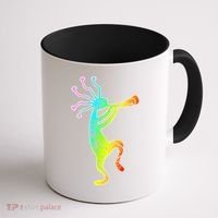 Native American Kokopelli Flute Gift Coffee Mug thumb 1