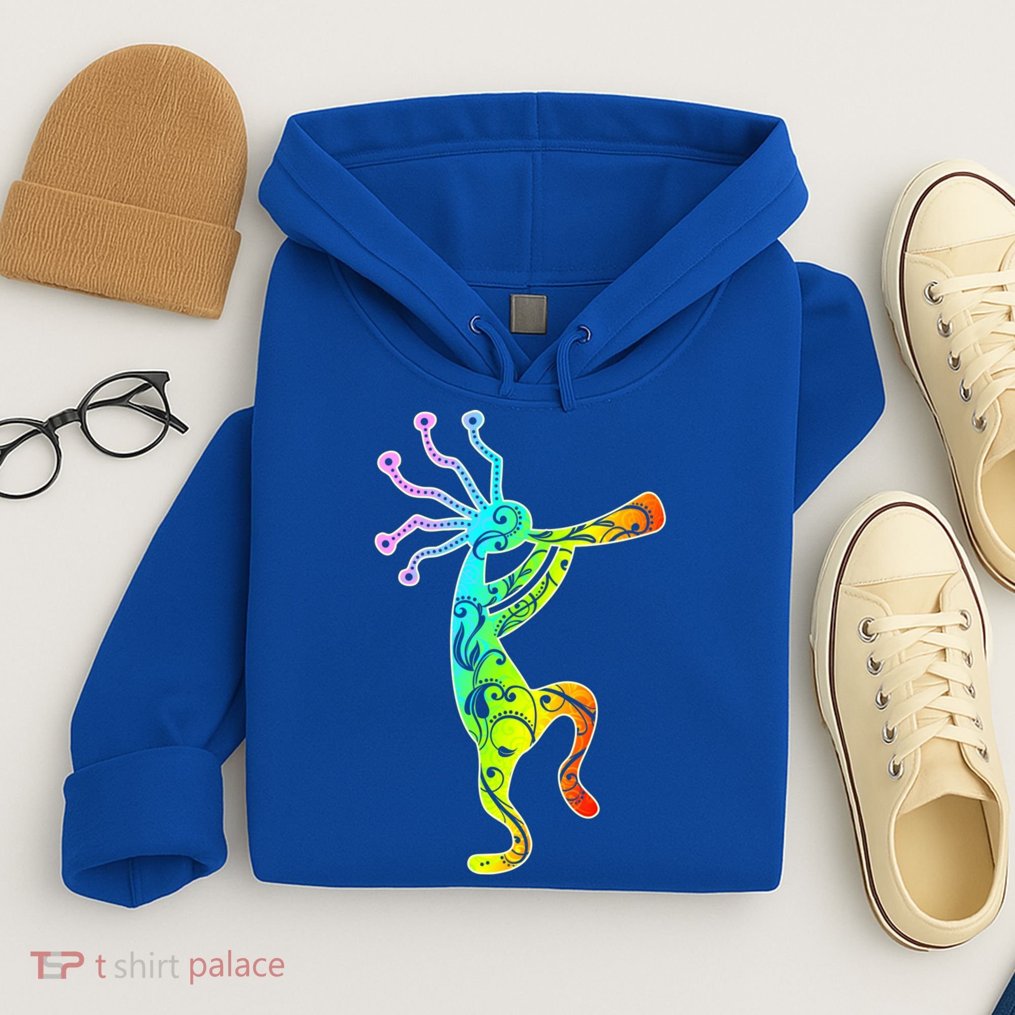 Native American Kokopelli Flute Gift Hoodie
